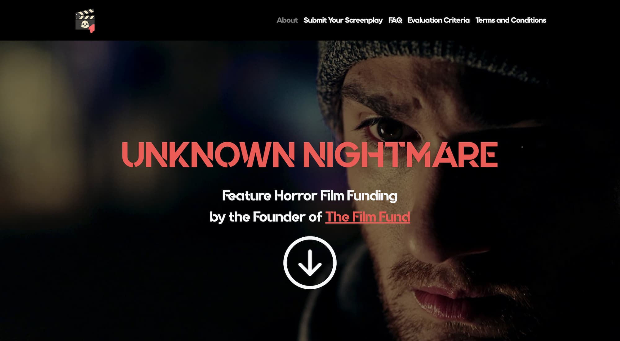 unknown-nightmare-homepage-screenshot